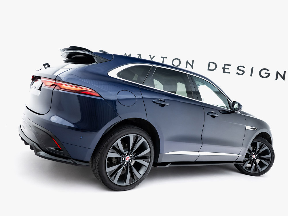 Maxton Rear Splitter (Vertical Bars) Jaguar F-Pace R-Sport Mk1 Facelift Maxton Rear Splitter (Vertical Bars) Jaguar F-Pace R-Sport Mk1 Facelift