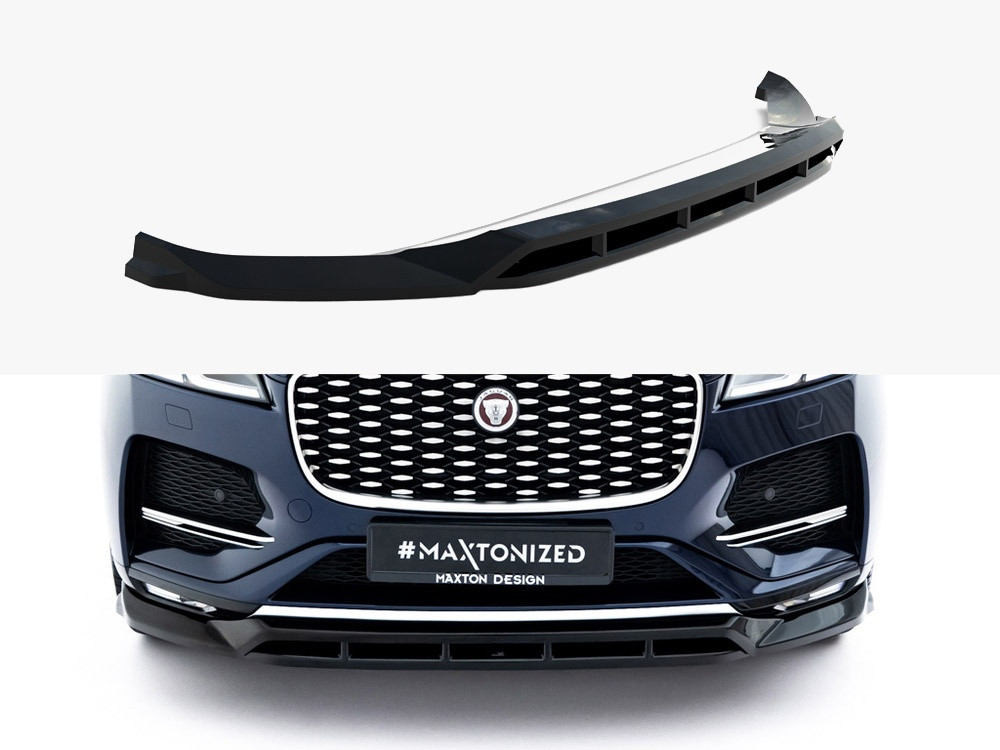 Maxton Front Splitter Jaguar F-Pace R-Sport Mk1 Facelift Maxton Front Splitter Jaguar F-Pace R-Sport Mk1 Facelift