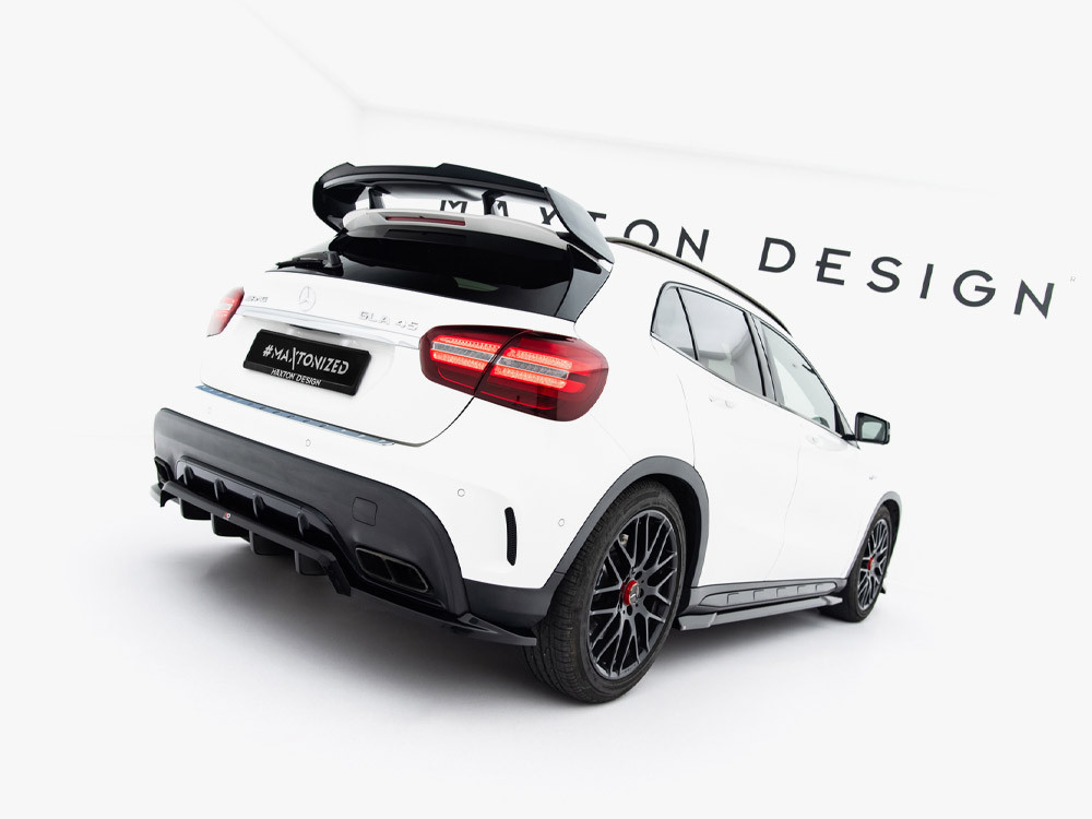 Maxton Rear Splitter (Vertical Bars) Mercedes-Benz GLA 45 AMG X156 Facelift Maxton Rear Splitter (Vertical Bars) Mercedes-Benz GLA 45 AMG X156 Facelift