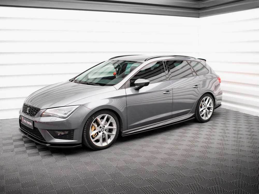 Maxton Side Skirts Diffusers V.5 Seat Leon Cupra / FR / Standard Mk3 / Mk3 Facelift Maxton Side Skirts Diffusers V.5 Seat Leon Cupra / FR / Standard Mk3 / Mk3 Facelift