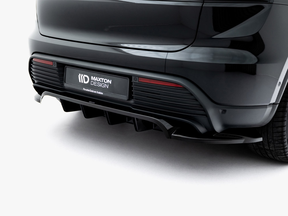 Maxton Rear Splitter (Vertical Bars) Porsche Macan EV Mk1