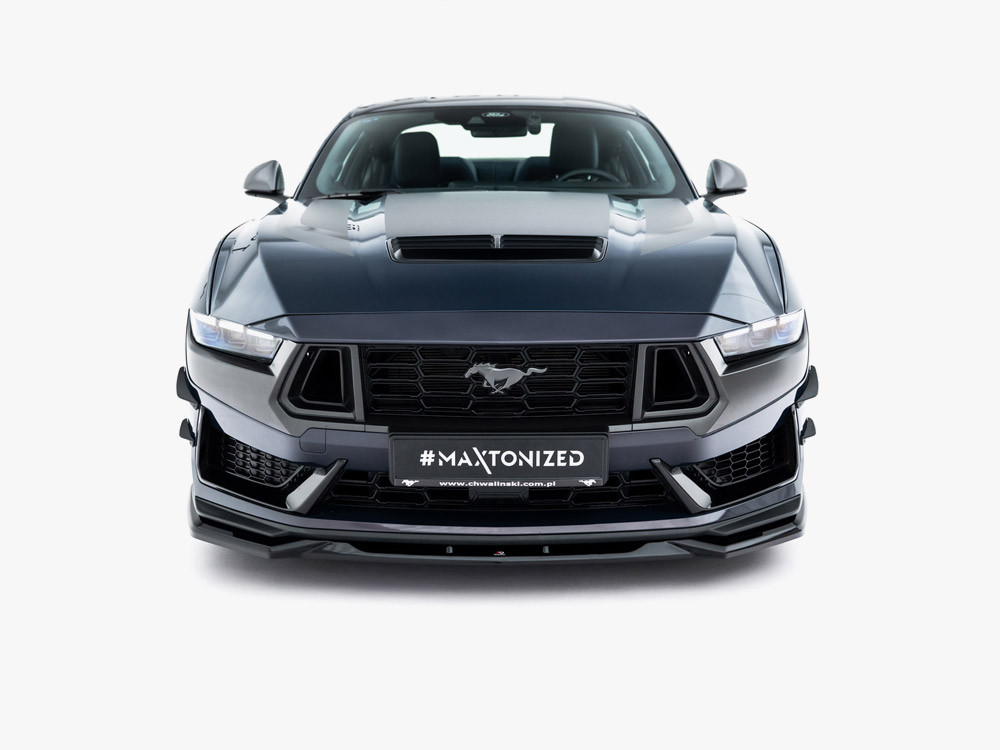 Maxton Front Splitter V.2 Ford Mustang Dark Horse Mk7 Maxton Front Splitter V.2 Ford Mustang Dark Horse Mk7