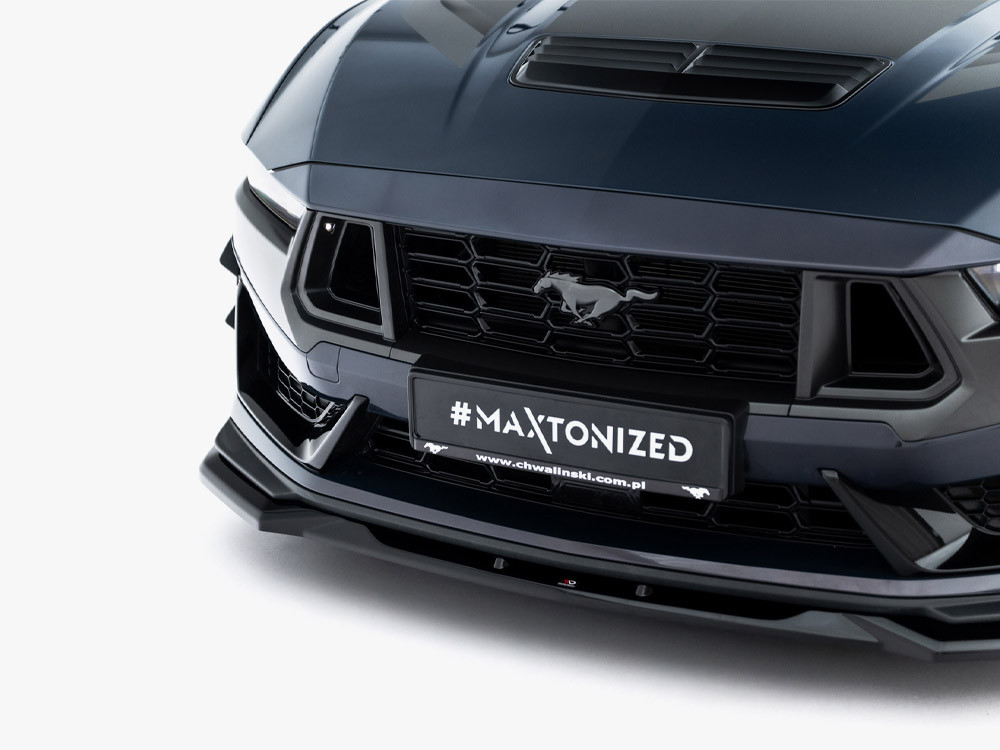 Maxton Front Splitter V.2 Ford Mustang Dark Horse Mk7 Maxton Front Splitter V.2 Ford Mustang Dark Horse Mk7