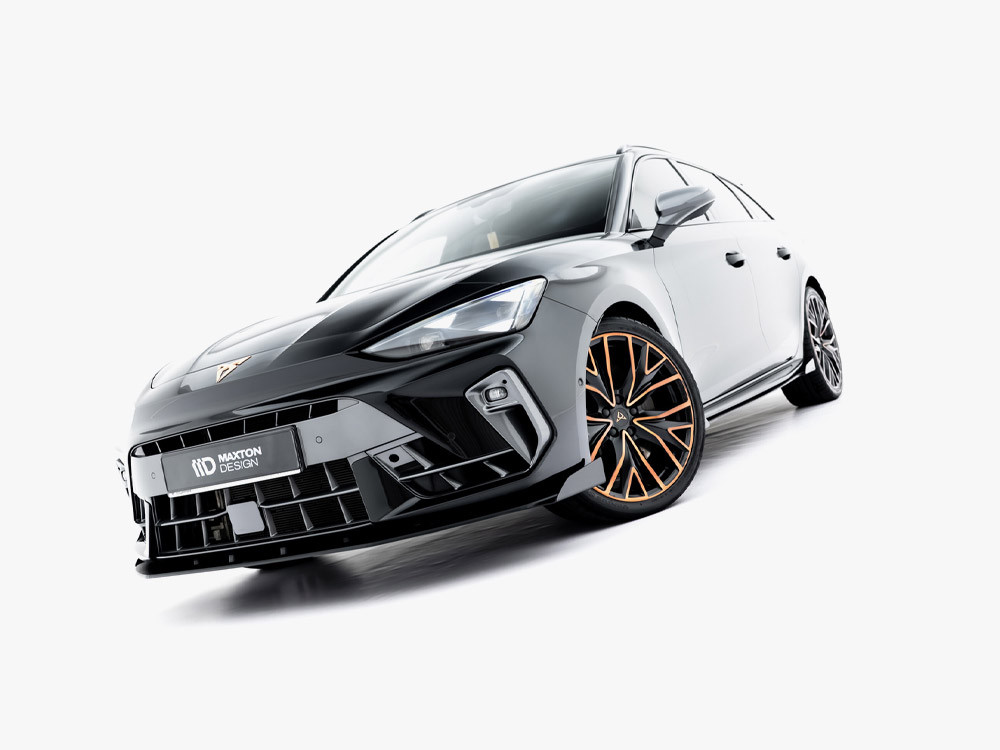 Maxton Street PRO Front Splitter + Flaps Cupra Leon ST / Hatchback Mk1 Facelift