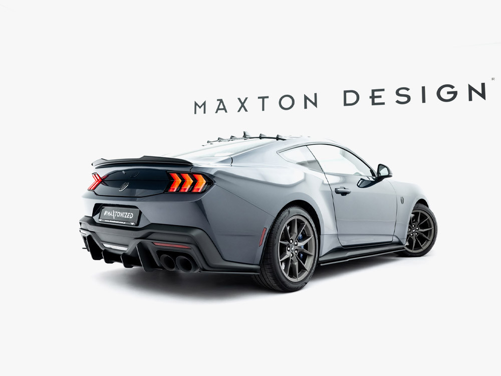 Maxton Street PRO Rear Side Splitters Ford Mustang Dark Horse Mk7