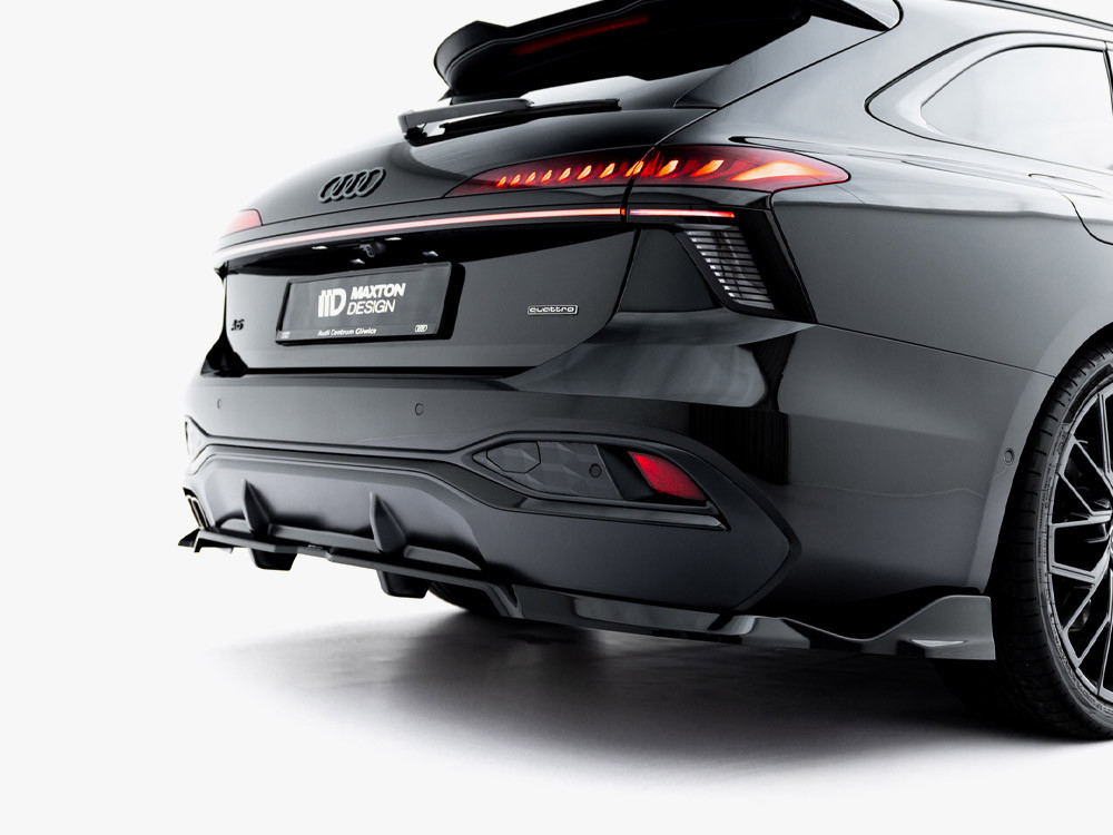 Maxton Rear Splitter (Vertical Bars) V.2 Audi A6 S-Line C9