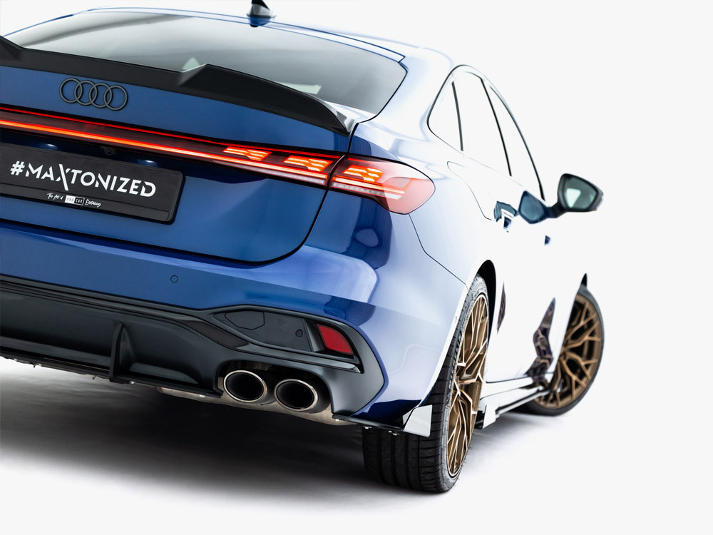 Maxton Street PRO Rear Side Splitters + Flaps Audi S5 Sedan / Avant B10