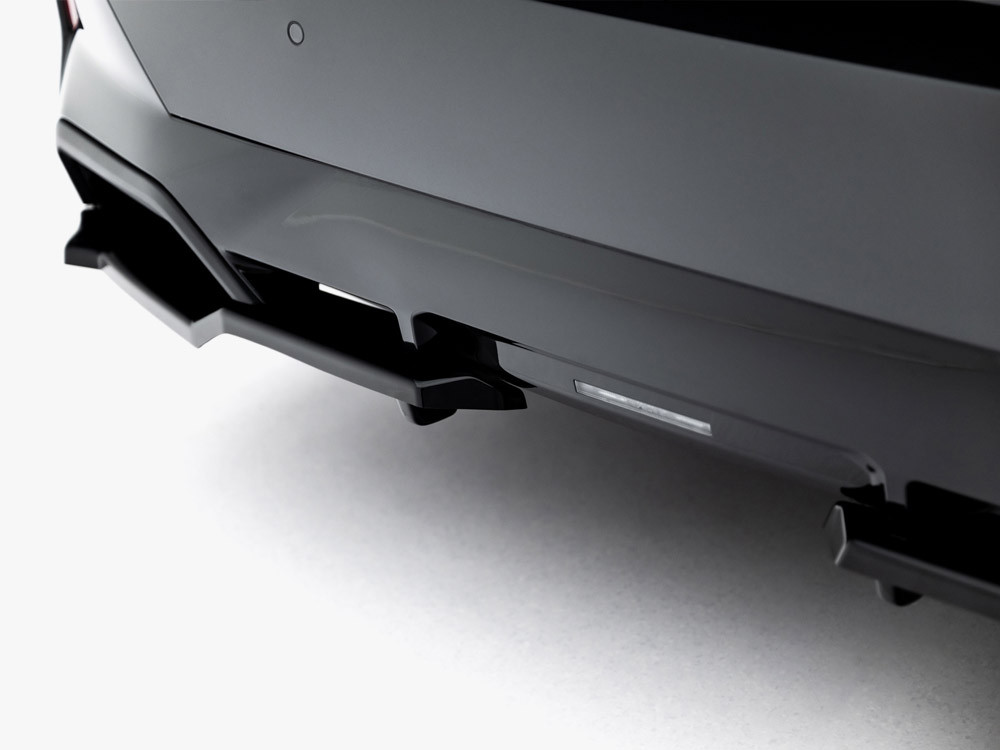 Maxton Rear Splitter (Vertical Bars) V.1 BMW 5 / i5 M-Pack Sedan / Touring G60 / G61