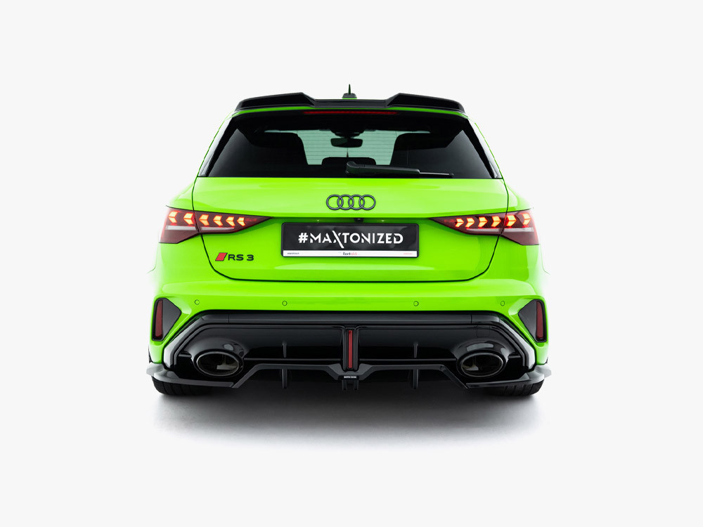 Maxton Rear Splitter (Vertical Bars) V.2 Audi RS3 Sportback 8Y Facelift