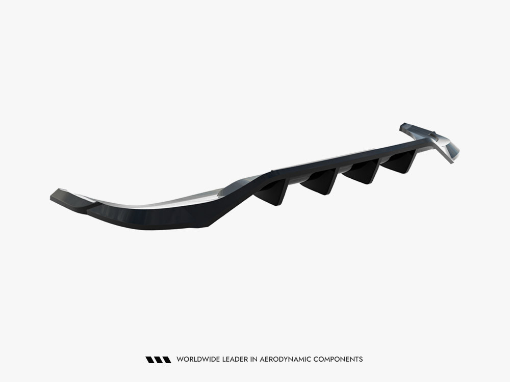 Maxton Rear Splitter (Vertical Bars) Volkswagen Tiguan R-Line Mk3