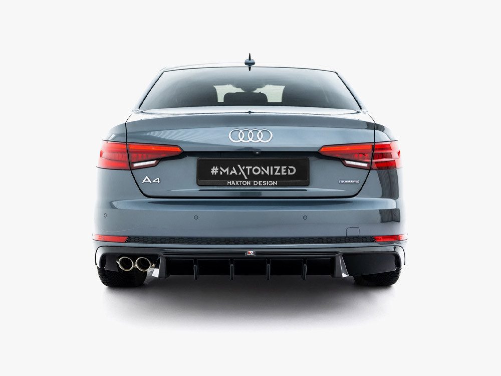 Maxton Rear Valance V.2 Audi A4 S-Line Sedan / Avant B9