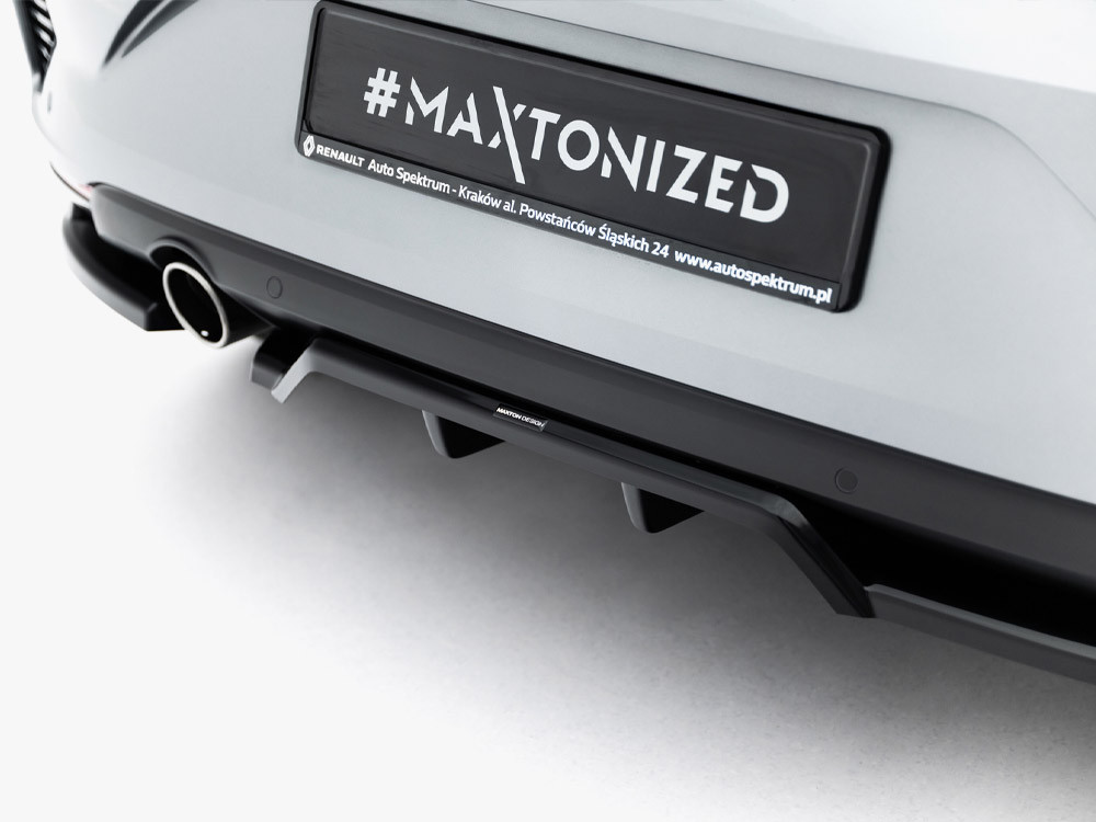 Maxton Rear Splitter (Vertical Bars) Renault Clio Mk5 Facelift