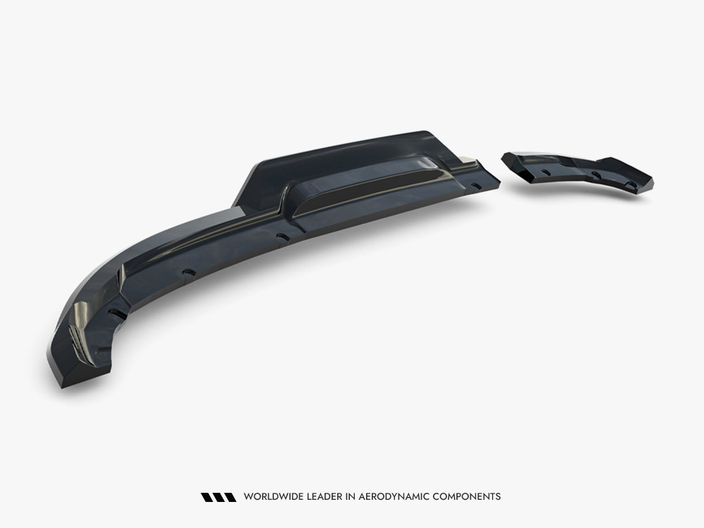 Maxton Rear Splitter (Vertical Bars) Renault Clio Mk5 Facelift