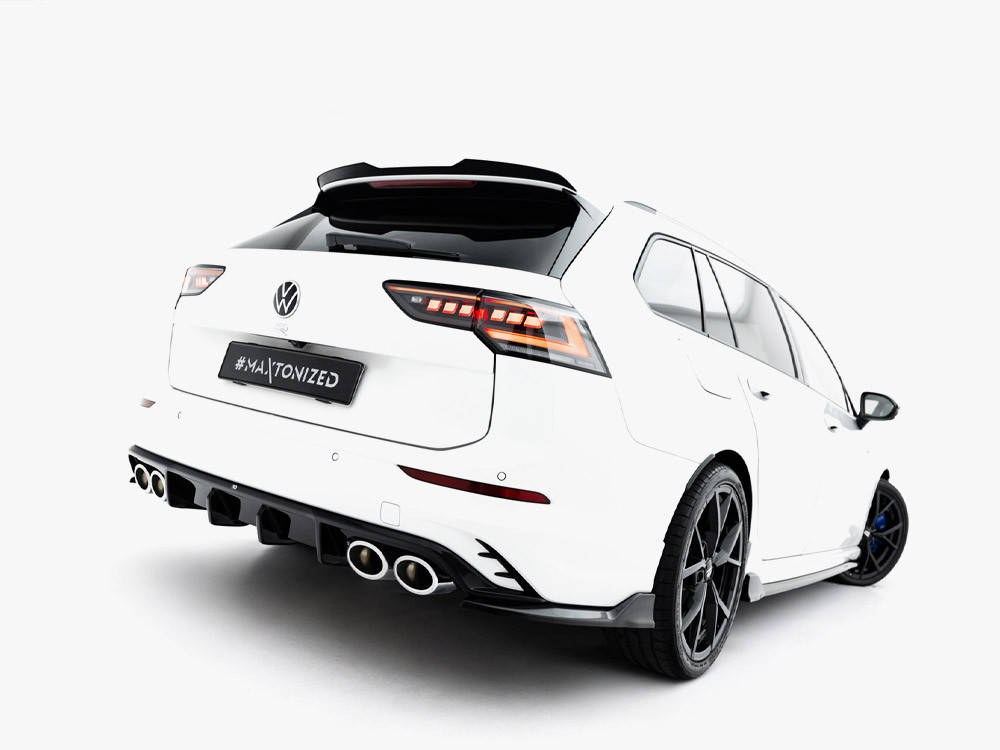 Maxton Rear Side Splitters V.2 Volkswagen Golf R Variant Mk8 Facelift