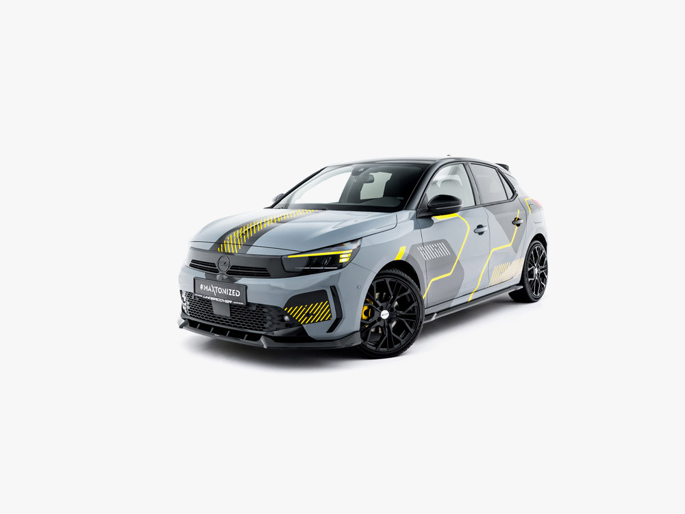Maxton Front Splitter Opel Corsa F Facelift (Mk6 Facelift)