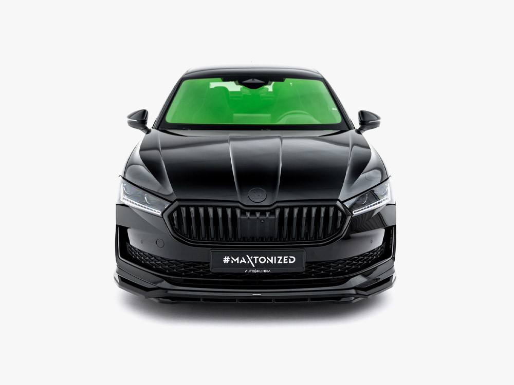 Maxton Front Splitter V.1 Skoda Superb Sportline Mk4