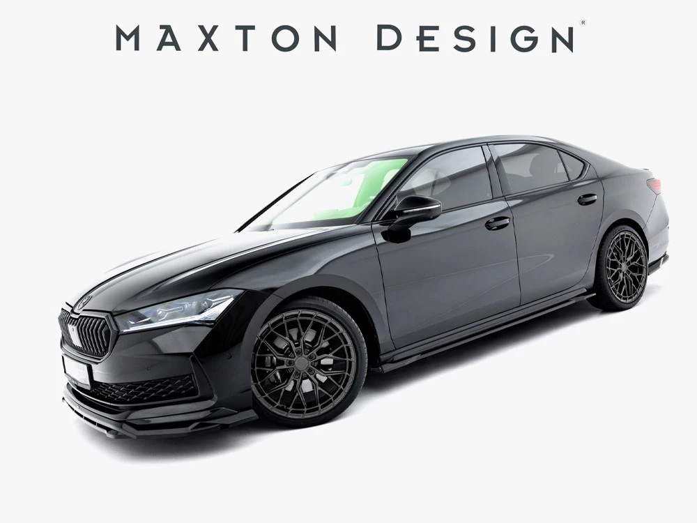 Maxton Kit Maxton Full Body Kit Set 1 Skoda Superb Sportline Mk4 - Darkside ...