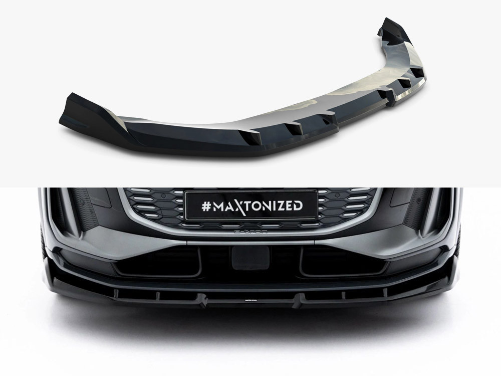 Maxton Front Splitter Audi Q6 e-tron Standard / S-Line / SQ6 e-tron SUV / Sportback Mk1