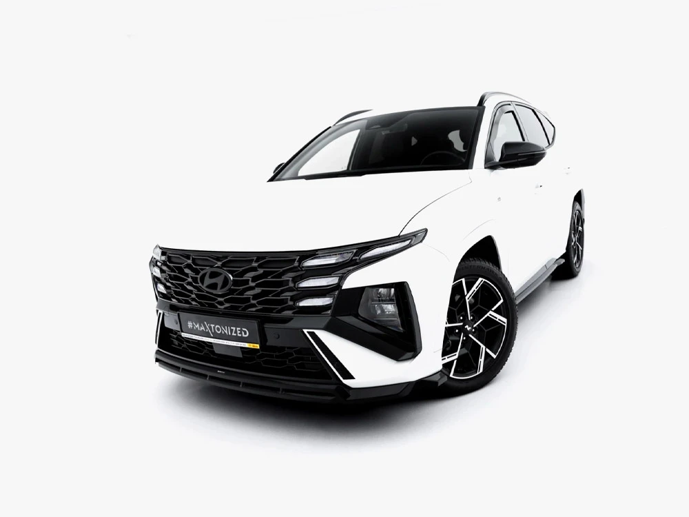 Maxton Front Splitter Hyundai Tucson N-Line Mk4 Facelift Maxton Front Splitter Hyundai Tucson N-Line Mk4 Facelift