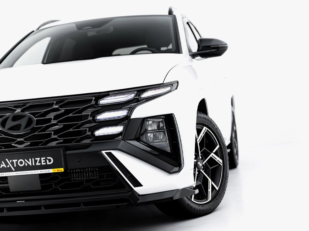 Maxton Front Splitter Hyundai Tucson N-Line Mk4 Facelift Maxton Front Splitter Hyundai Tucson N-Line Mk4 Facelift