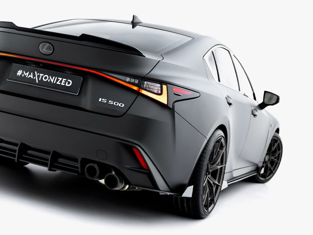 Maxton Street PRO Rear Side Splitters + Flaps Lexus IS 500 Mk3 Facelift 2 (XE30)