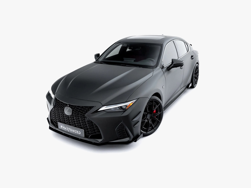 Maxton Street PRO Front Splitter + Flaps Lexus IS 500 Mk3 Facelift 2 (XE30)