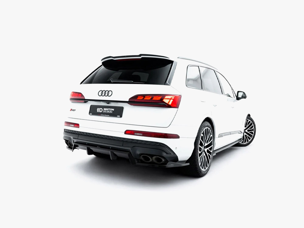 Maxton Rear Splitter (Vertical Bars) Audi SQ7 Mk2 Facelift 2