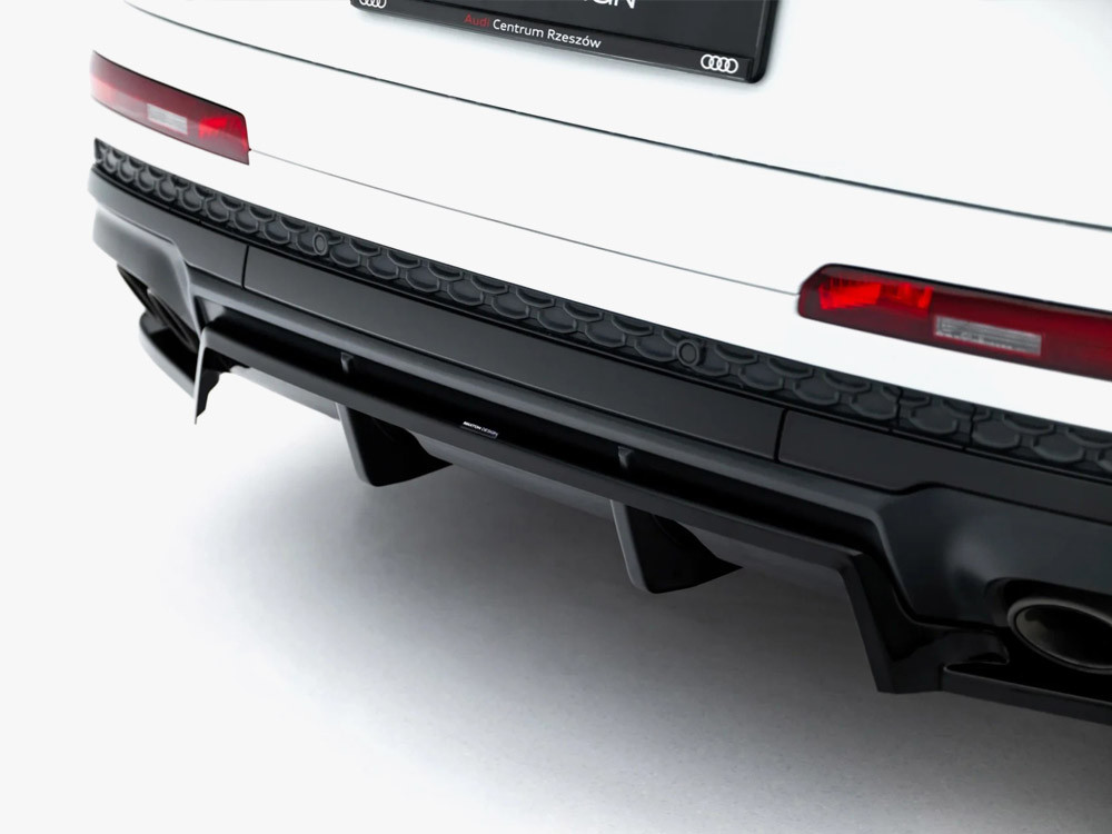 Maxton Rear Splitter (Vertical Bars) Audi SQ7 Mk2 Facelift 2