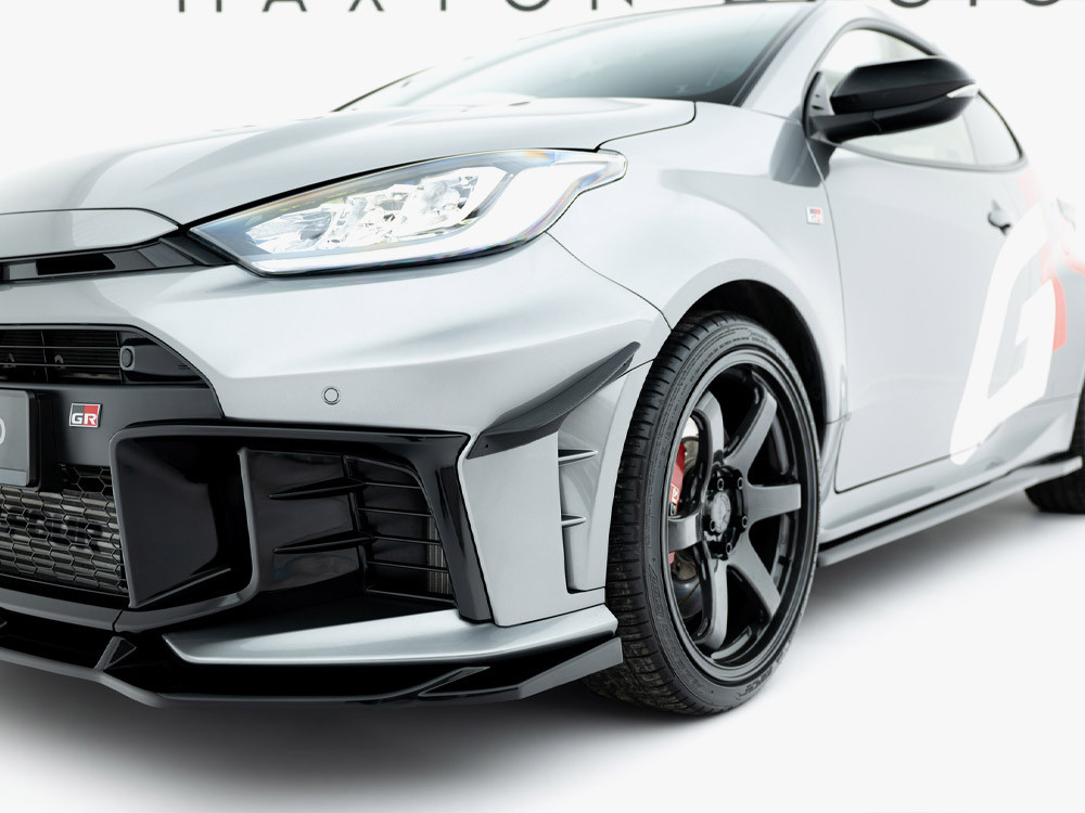 Maxton Front Bumper Wings (Canards) Toyota GR Yaris Mk4 Facelift