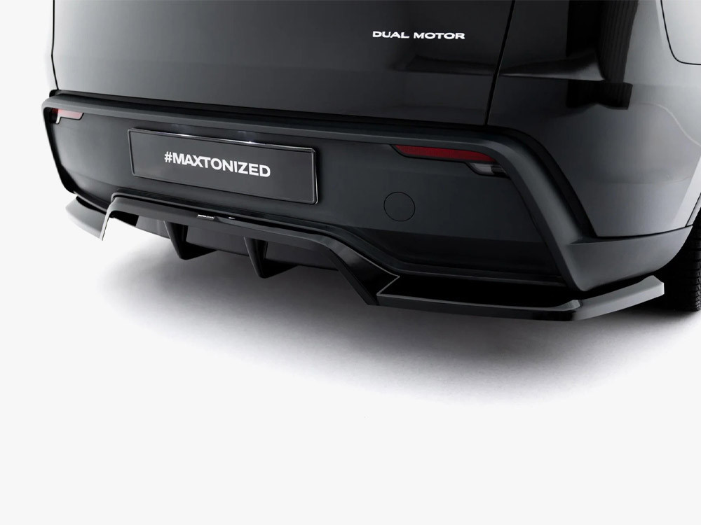 Maxton Rear Splitter (Vertical Bars) Tesla Model Y Premium Mk1 Facelift