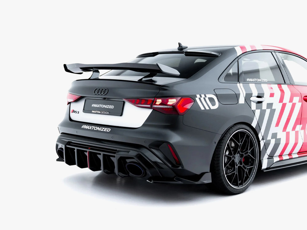 Maxton Rear Side Splitters V.2 Audi RS3 Sedan 8Y Facelift