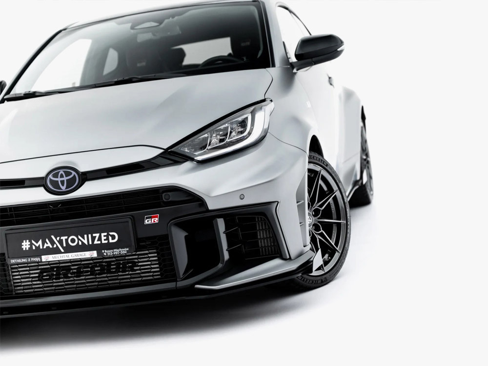 Maxton Street PRO Front Splitter + Flaps Toyota GR Yaris Mk4 Facelift