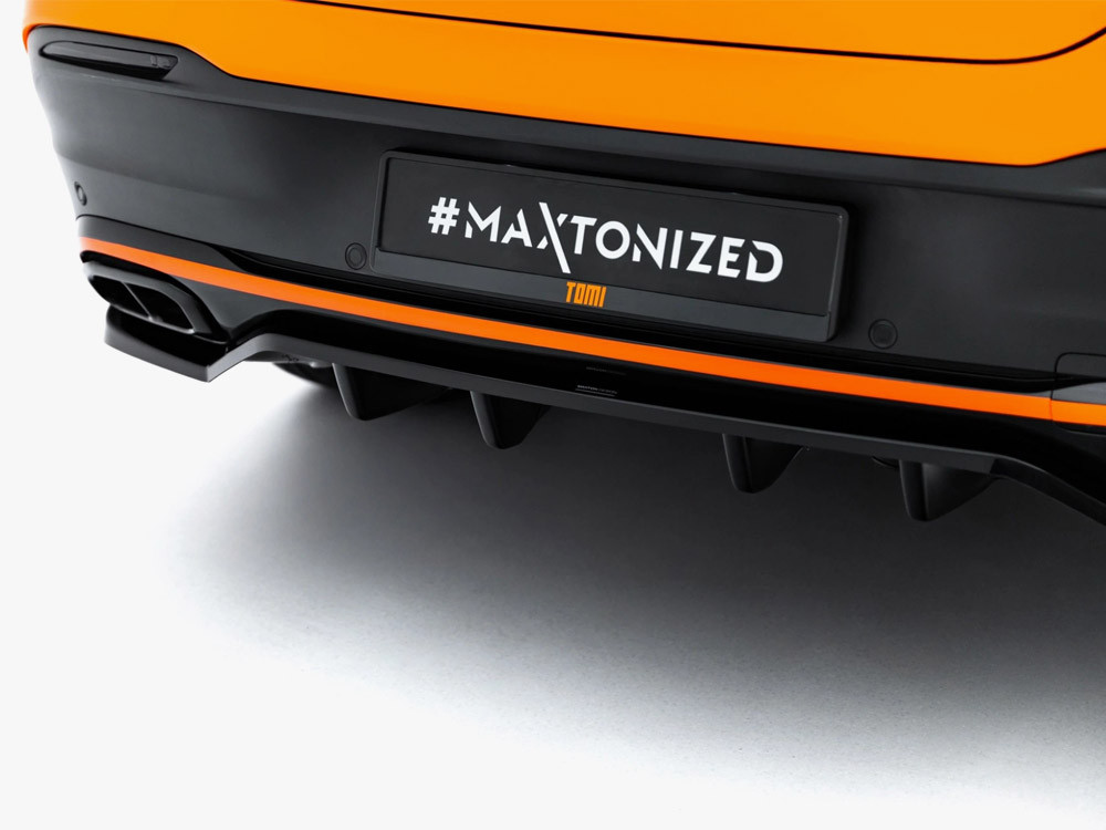 Maxton Rear Splitter (Vertical Bars) V.2 Mercedes-Benz GLE Coupe AMG-Line C167 / C167 Facelift