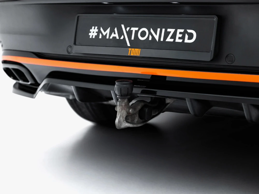 Maxton Rear Splitter (Vertical Bars) V.2 Mercedes-Benz GLE Coupe AMG-Line C167 / C167 Facelift