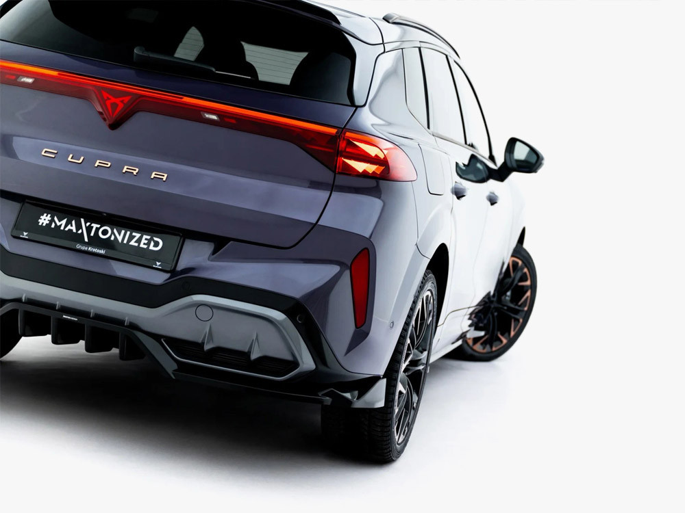 Maxton Rear Splitter (Vertical Bars) V.3 Cupra Terramar Mk1 (Version with towbar)