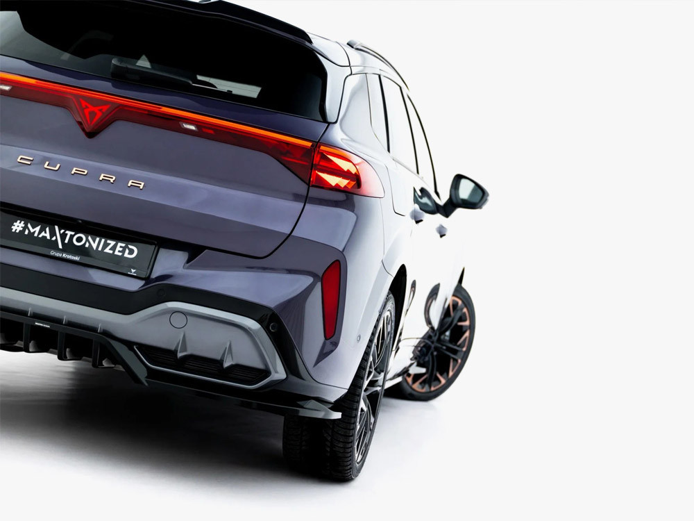 Maxton Rear Splitter (Vertical Bars) V.4 Cupra Terramar Mk1 (Version with towbar)