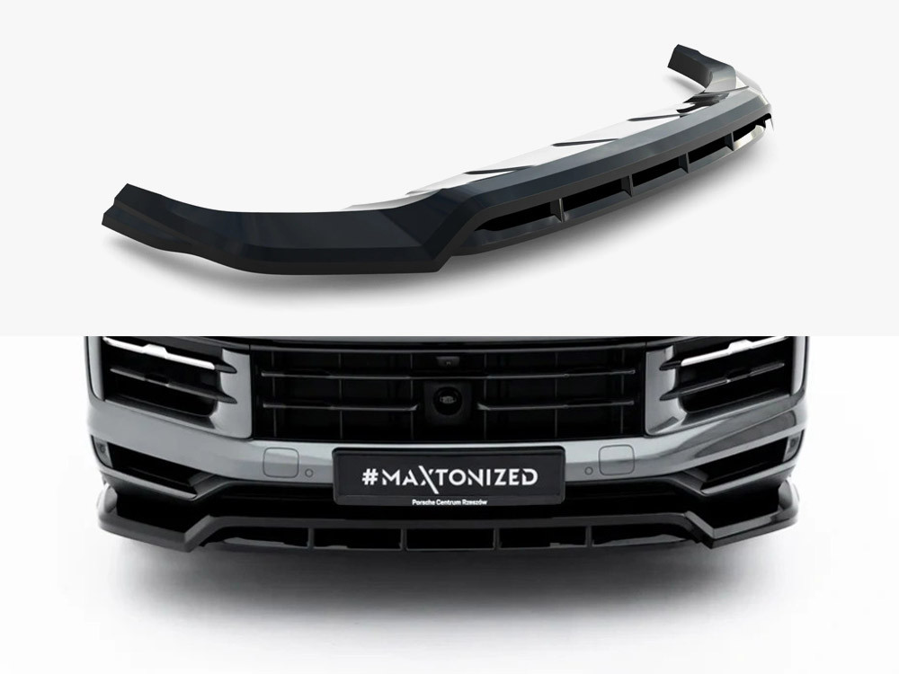 Maxton Front Splitter Porsche Cayenne SUV / Coupe Mk3 Facelift