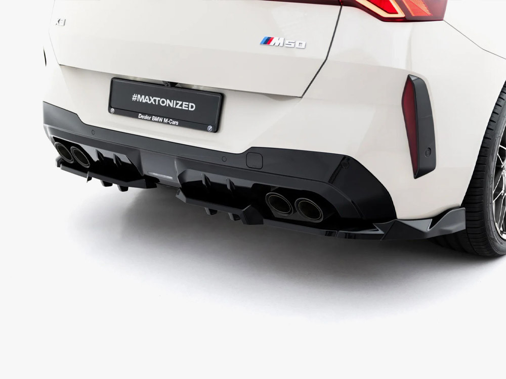 Maxton Rear Splitter (Vertical Bars) BMW X3 M50 G45 Maxton Rear Splitter (Vertical Bars) BMW X3 M50 G45