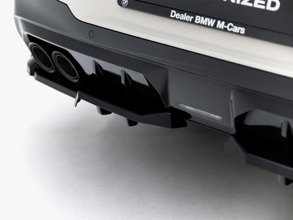 Maxton Rear Splitter (Vertical Bars) BMW X3 M50 G45 Maxton Rear Splitter (Vertical Bars) BMW X3 M50 G45