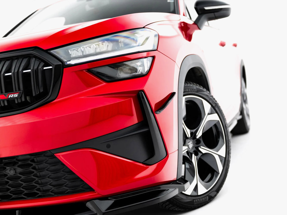 Maxton Front Bumper Wings (Canards) Skoda Kodiaq RS Mk2 Maxton Front Bumper Wings (Canards) Skoda Kodiaq RS Mk2