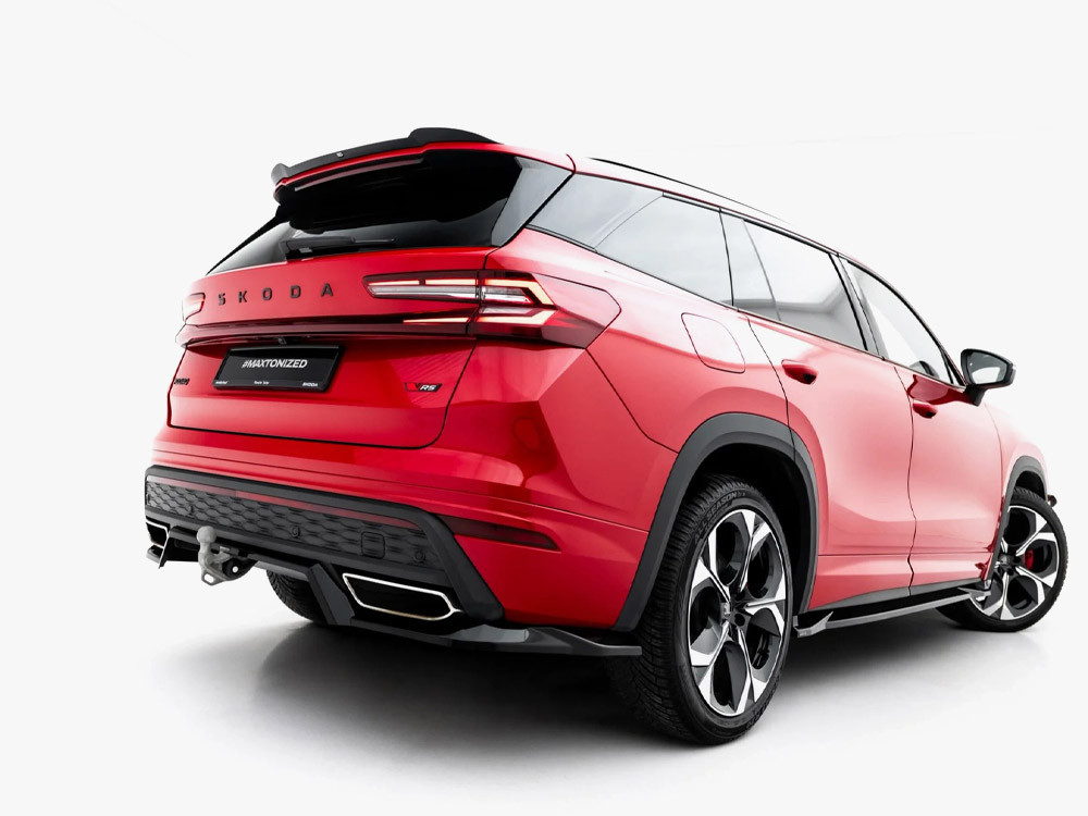 Maxton Rear Splitter (Vertical Bars) Skoda Kodiaq RS Mk2