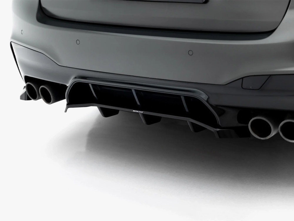 Maxton Rear Splitter (Vertical Bars) BMW M5 F90 / F90 Facelift Maxton Rear Splitter (Vertical Bars) BMW M5 F90 / F90 Facelift