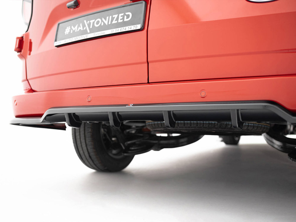 Maxton Rear Splitter (Vertical Bars) Volkswagen Transporter T7 Maxton Rear Splitter (Vertical Bars) Volkswagen Transporter T7