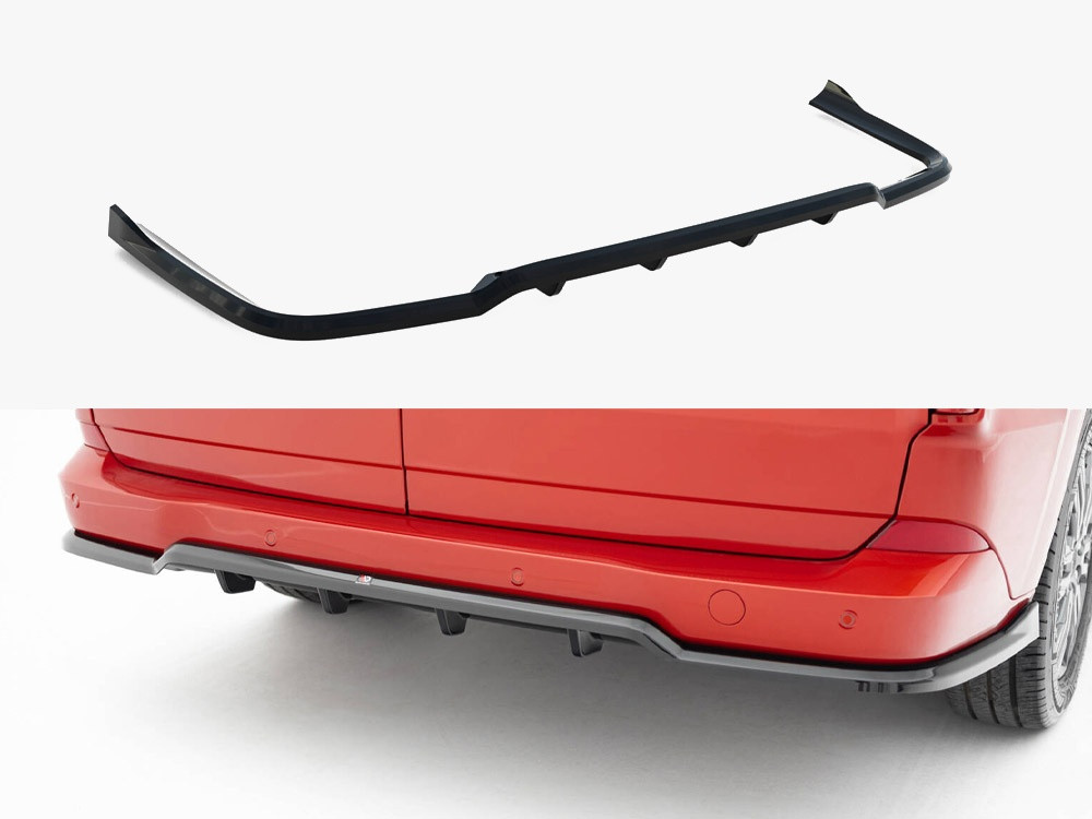Maxton Rear Splitter (Vertical Bars) Volkswagen Transporter T7 Maxton Rear Splitter (Vertical Bars) Volkswagen Transporter T7