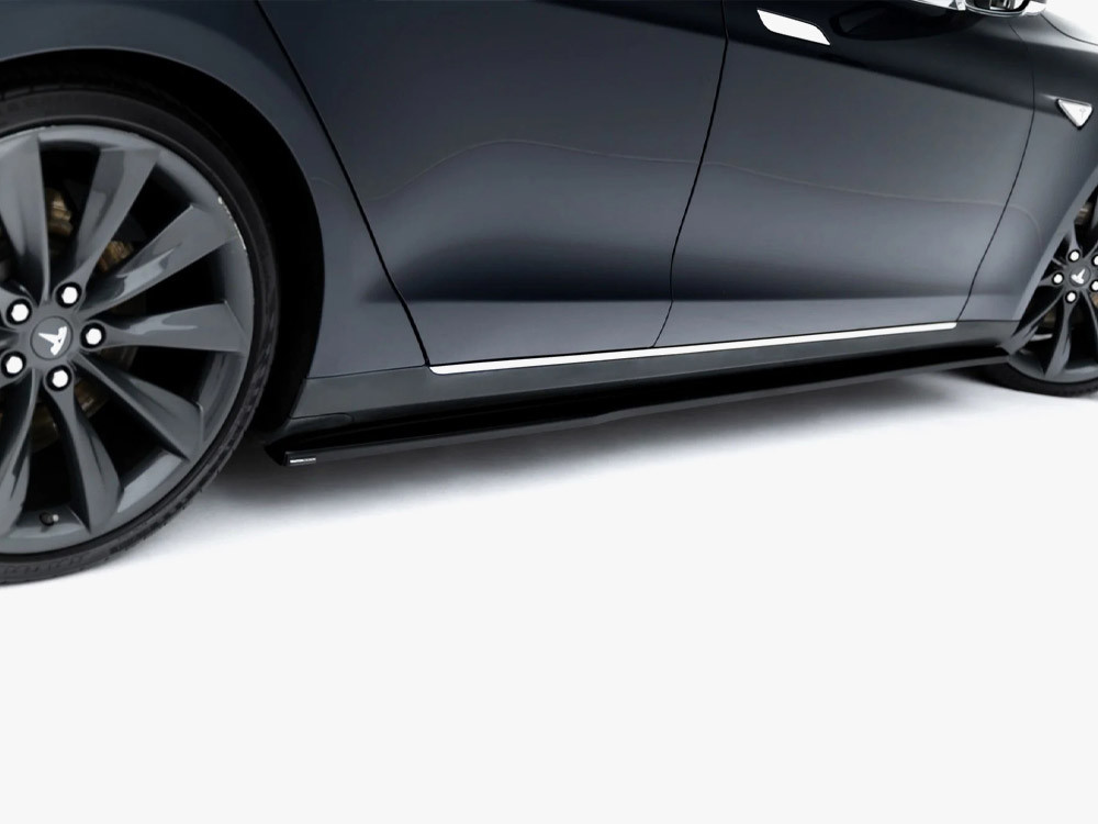 Maxton Side Skirt Diffusers V.2 Tesla Model S Mk1