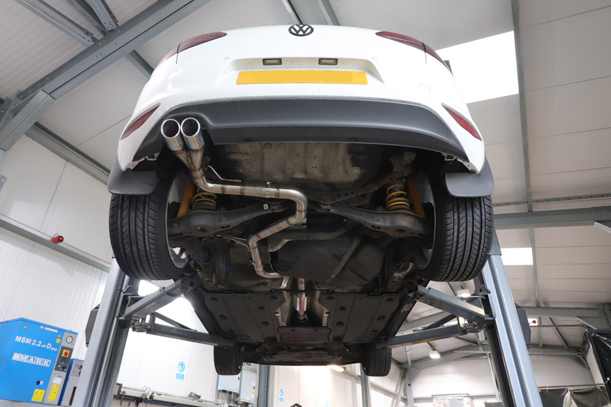 Darkside VW MK7 Golf 2.0 TDI Cat-Back Exhaust System 2WD Only