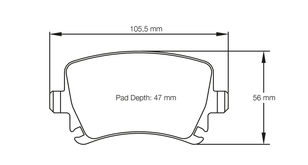 Pagid E8046 RSL19 Rear Pads for 282mm Non-Vented Rear Pads Pagid E8046 RSL19 Rear Pads for 282mm Non-Vented Rear Pads