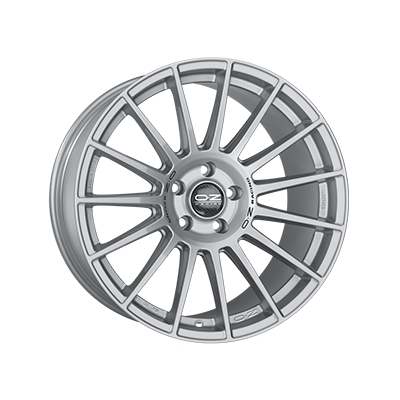 OZ Racing SUPERTURISMO DAKAR MATT RACE SILVER BLACK LETTERING - 20x10 - 5x120 - CB: 79 - ET40 OZ Racing SUPERTURISMO DAKAR MATT RACE SILVER BLACK LETTERING - 20x10 - 5x120 - CB: 79 - ET40