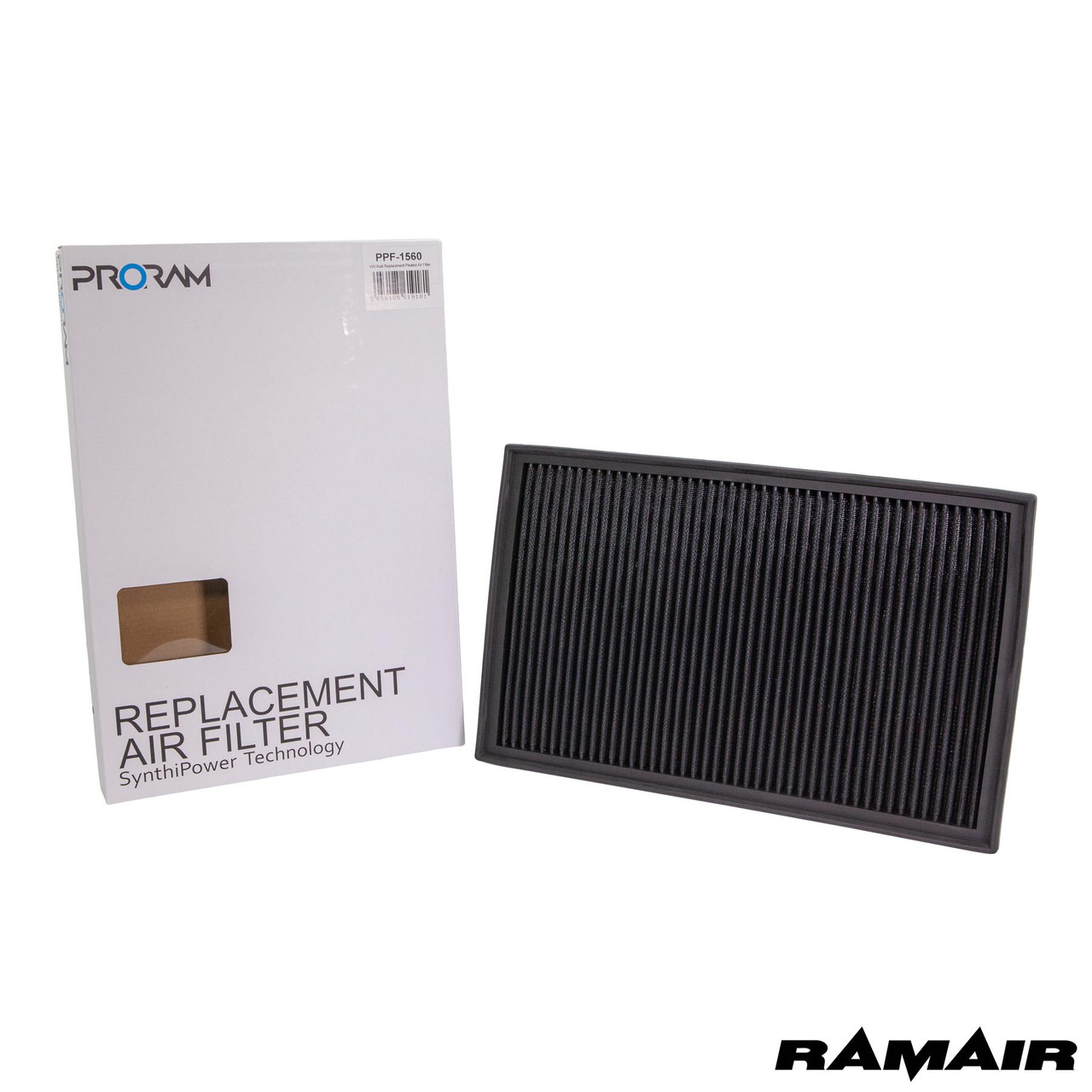 Ramair Performance Pleated Replacement Air Filter for RS3 TTS TTRS R32