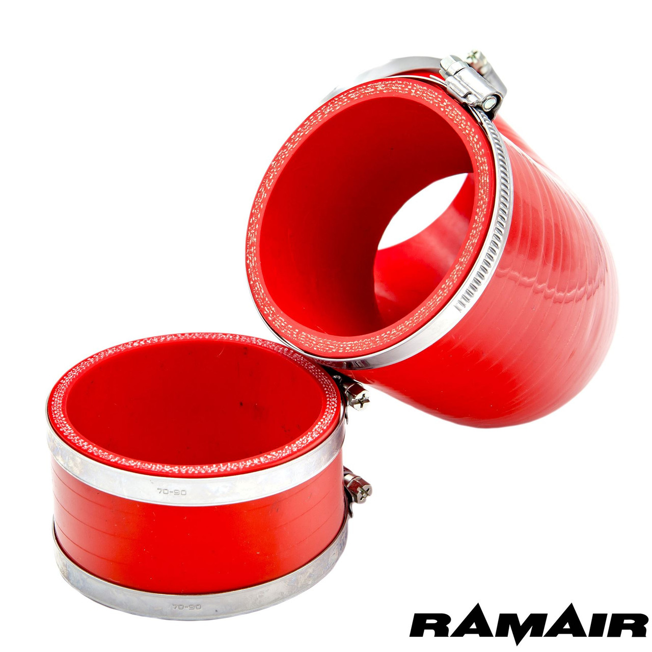 Ramair Performance Foam Induction Kit for MK2 Focus ST with ECU Holder - Red Hoses